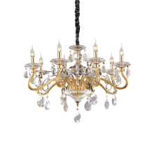 LAMPADA SOSPENSIONE NEGRESCO SP8 ORO - IDEAL LUX 087764 product photo