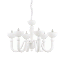 LAMPADA SOSPENSIONE BONBON SP6 BIANCO - IDEAL LUX 093994 product photo