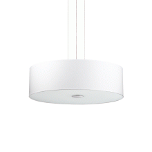 LAMPADA SOSPENSIONE WOODY SP5 BIANCO - IDEAL LUX 103242 product photo