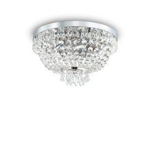 LAMPADA PLAFONIERA CAESAR PL5 CROMO - IDEAL LUX 103792 product photo