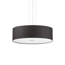 LAMPADA SOSPENSIONE WOODY SP5 NERO - IDEAL LUX 105628 product photo