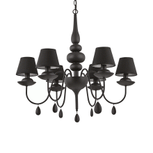 LAMPADA SOSPENSIONE BLANCHE SP6 NERO - IDEAL LUX 111872 product photo