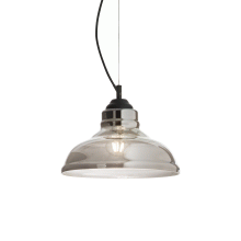 LAMPADA SOSPENSIONE BISTRO ' SP1 PLATEFUME ' - IDEAL LUX 112343 product photo