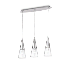LAMPADA SOSPENSIONE CONO SP3 CROMO - IDEAL LUX 112367 product photo