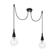 LAMPADA SOSPENSIONE MINIMAL SP2 NERO OPACO - IDEAL LUX 112671 product photo