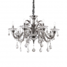 LAMPADA SOSPENSIONE COLOSSAL SP8 TRASPARENTE - IDEAL LUX 114187 product photo