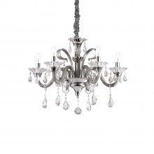 LAMPADA SOSPENSIONE COLOSSAL SP6 TRASPARENTE - IDEAL LUX 114194 product photo