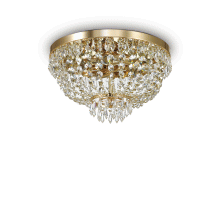 LAMPADA PLAFONIERA CAESAR PL5 ORO - IDEAL LUX 114675 product photo