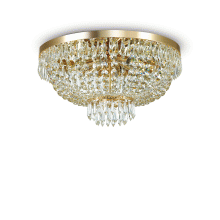 LAMPADA PLAFONIERA CAESAR PL6 ORO - IDEAL LUX 114682 product photo