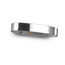 LAMPADA DA PARETE OVALEZED AP1 OVAL CROMO - IDEAL LUX 115160 product photo
