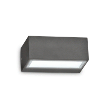LAMPADA APPLIQUE TWIN AP1 ANTRACITE - IDEAL LUX 115368 product photo
