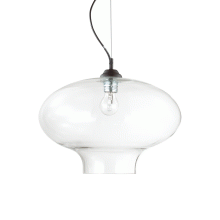 LAMPADA SOSPENSIONE BISTRO ' SP1 ROUND TRASPARENTE - IDEAL LUX 120898 product photo