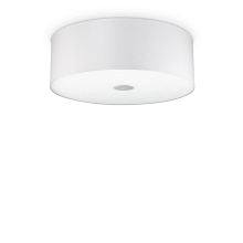 LAMPADA PLAFONIERA WOODY PL5 BIANCO - IDEAL LUX 122205 product photo