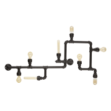 LAMPADA PLAFONIERA PLUMBER PL8 NERO - IDEAL LUX 136714 product photo