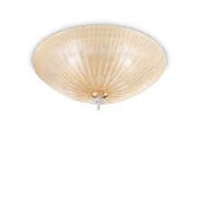 LAMPADA PLAFONIERA SHELL PL4 AMBRA - IDEAL LUX 140186 product photo