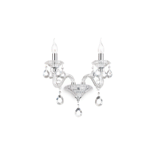 LAMPADA APPLIQUE NEGRESCO AP2 TRASPARENTE - IDEAL LUX 141046 product photo