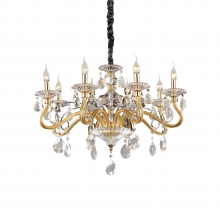 LAMPADA SOSPENSIONE NEGRESCO SP8 TRASPARENTE - IDEAL LUX 141053 product photo