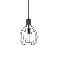 LAMPADA SOSPENSIONE AMPOLLA - 2 SP1 NERO - IDEAL LUX 148151 product photo