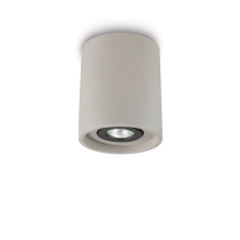 LAMPADA PLAFONIERA OAK PL1 ROUNDCEMENTO - IDEAL LUX 150437 product photo
