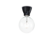 LAMPADA PLAFONIERA WINERY PL1 NERO - IDEAL LUX 155142 product photo