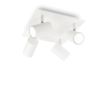 LAMPADA PLAFONIERA SPOT PL4 BIANCO - IDEAL LUX 156774 product photo