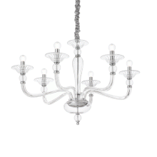 LAMPADA SOSPENSIONE DANIELI SP6 TRASPARENTE - IDEAL LUX 159959 product photo