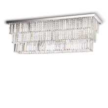 LAMPADA PLAFONIERA MARTINEZ PL8 CROMO - IDEAL LUX 166285 product photo