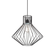 LAMPADA SOSPENSIONE AMPOLLA - 4 SP1 NERO - IDEAL LUX 167497 product photo