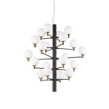 LAMPADA SOSPENSIONE COPERNICO SP2 0 NERO - IDEAL LUX 197333 product photo