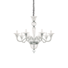 LAMPADA SOSPENSIONE BRIGITTA SP8 TRASPARENTE - IDEAL LUX 199382 product photo