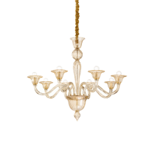 LAMPADA SOSPENSIONE BRIGITTA SP8 AMBRA - IDEAL LUX 199412 product photo