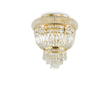 LAMPADA PLAFONIERA DUBAI PL3 OTTONE - IDEAL LUX 200996 product photo