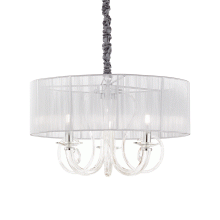 LAMPADA SOSPENSIONE SWAN SP3 ARGENTO - IDEAL LUX 208497 product photo