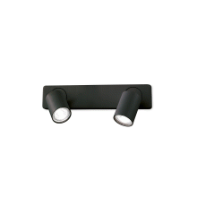 LAMPADA APPLIQUE RUDY AP2 NERO - IDEAL LUX 229034 product photo