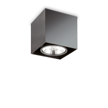 LAMPADA PLAFONIERA MOOD PL1 D15SQUARE NERO - IDEAL LUX 243931 product photo