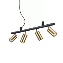 LAMPADA SOSPENSIONE DYNAMITE SP4 OTTONESATINATO - IDEAL LUX 244624 product photo