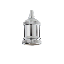 PORTA LAMPADA E27GHIERA CROMO LAMPADA - IDEAL LUX 249193 product photo