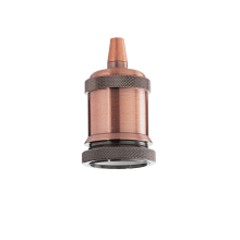 LAMPADA PORTA LAMPADA E27GHIERARAME BRUNITO - IDEAL LUX 249223 product photo