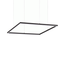 LAMPADA SOSPENSIONE ORACLESLIMSPD70SQUARE NERO 3000K - IDEAL LUX 259185 product photo