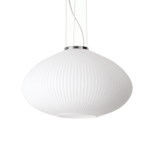 LAMPADA SOSPENSIONE PLISSE ' SP1 D45 CROMO - IDEAL LUX 264523 product photo