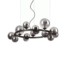 LAMPADA SOSPENSIONE PERLAGE SP1 4 NERO - IDEAL LUX 271385 product photo