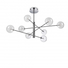 PLAFONIERA SOSPENSIONE EQUINOXE SP8 CROMO - IDEAL LUX 275178 product photo