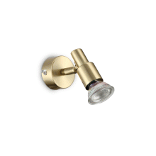 LAMPADA APPLIQUE SLEM AP1 OTTONESATINATO - IDEAL LUX 285016 product photo