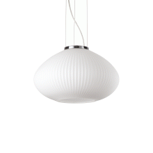 LAMPADA SOSPENSIONE PLISSE ' SP1 D35 CROMO - IDEAL LUX 285184 product photo