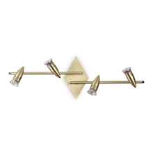 LAMPADA PLAFONIERA ALFA PL4 OTTONESATINATO - IDEAL LUX 287799 product photo