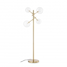 PIANTANAEQUINOXEPT44LUCIG9IN METALLO OTTONE ANTICO EVETRO - IDEAL LUX 290966 product photo