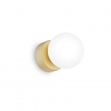 LAMPADA DA PARETE PERLAGE AP1 OTTONEG9MAX1X15W - IDEAL LUX 292410 product photo