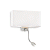LAMPADA APPLIQUE HOTEL AP2 BIANCO - IDEAL LUX 035949 product photo Photo 01 2XS