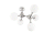 LAMPADA PLAFONIERA NODI PL5 BIANCO - IDEAL LUX 073712 product photo Photo 01 2XS