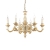 LAMPADARIO SOSPENSIONE GIGLIO SP6 ORO - IDEAL LUX 075327 product photo Photo 01 2XS